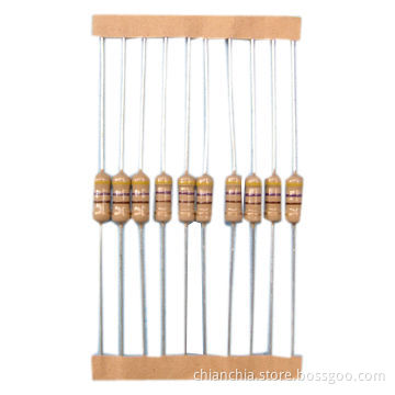 Carbon Film Resistors with Bulk, Tape and Reel Packaging